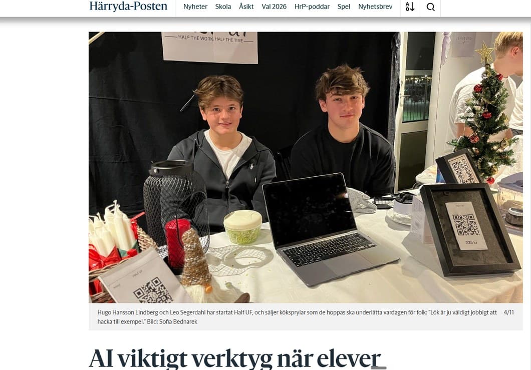 Hugo & Leo i HALF UF-montern